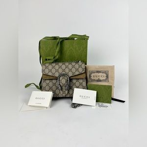 SOLD!! Gucci Mini Dionysus GG Supreme